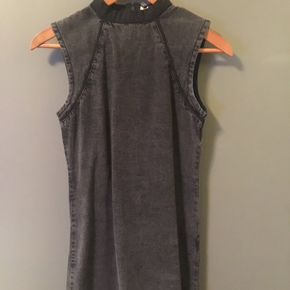 Asymmetrical Black Dress - Picture 2 of 5